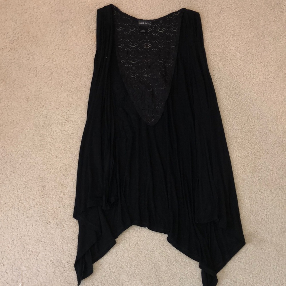 Wet Seal tank cardigan